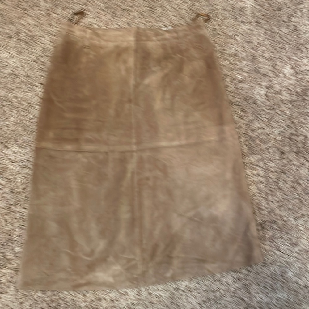 Suede Skirt